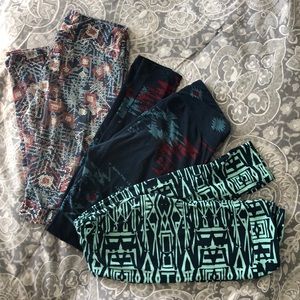 LuLaRoe Patterned Legging Bundle